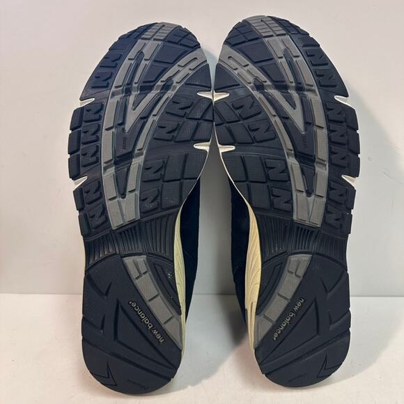 WORN TWICE New Balance 991 Black Nubuck Gray M991BK Made in USA EUC 16 Wide EE main image 10